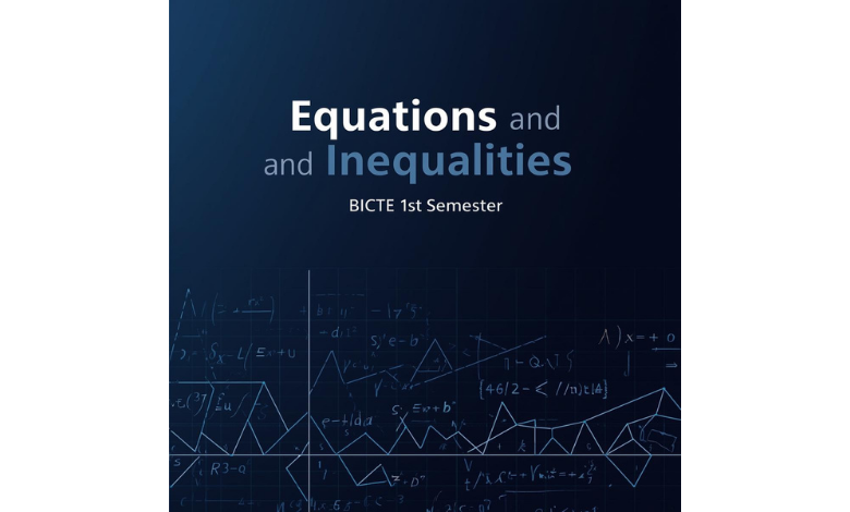 Equations and Inequalities