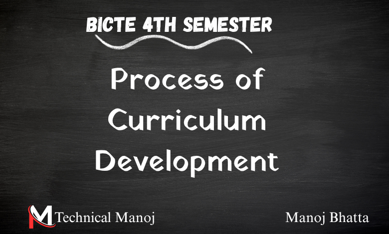 Process of Curriculum Development
